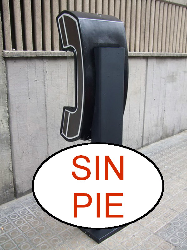 cabina telefefono publico americano.sin pie.metal neg.max.telef.54x20 171x44x36 (95eu.) 1u